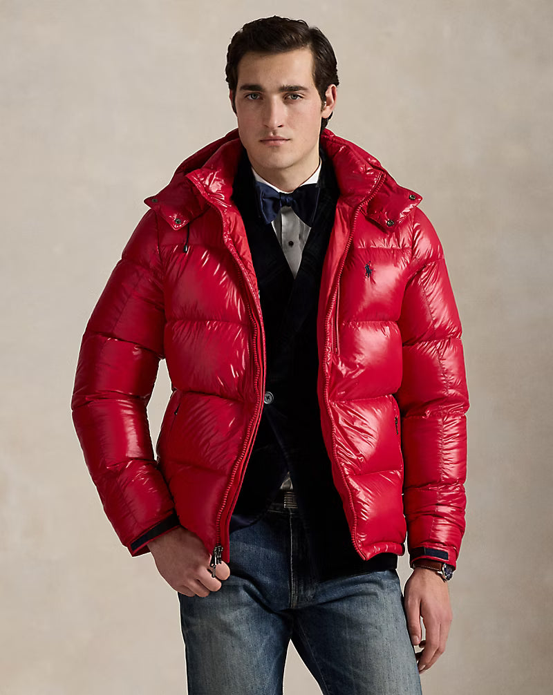 Ralph Lauren Gorham Glänzende Daunenjacke | Letzte Stücke